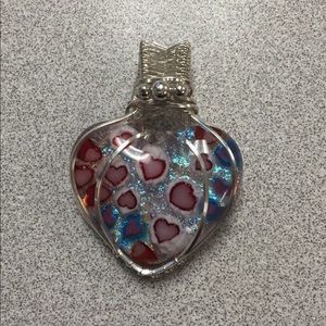Women’s handmade glass pendant